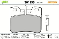 комплект спирачно феродо, дискови спирачки