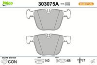 комплект спирачно феродо, дискови спирачки