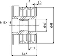 Ελεύθερη περιστροφή γεννήτριας VALEO NEW SPARE PART