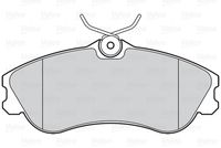 Bremsbelagsatz, Scheibenbremse