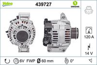 Generator / Alternator VALEO, Cod: 439727