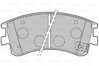 Bremsbelagsatz, Scheibenbremse