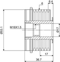 Ελεύθερη περιστροφή γεννήτριας VALEO NEW SPARE PART