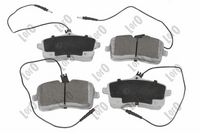 Set placute frana,frana disc ABAKUS, Cod: 231-01-142