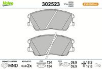 Bremsbelagsatz, Scheibenbremse