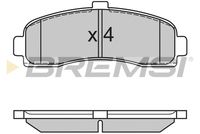 Комплект спирачно феродо, дискови спирачки BP2563 BREMSI