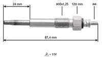 Bujie incandescenta VALEO, Cod: 345159