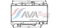 Radiator, racire motor AVA Clever Choice, Cod: TOA2240