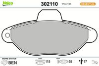 комплект спирачно феродо, дискови спирачки
