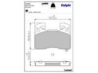 комплект спирачно феродо, дискови спирачки