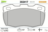 Bremsbelagsatz, Scheibenbremse