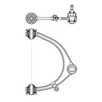 Brat, suspensie roata CTR, Cod: CQ1135L