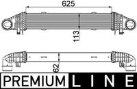 Thumbnail - Intercooler, inlaatluchtkoeler - CI359000P - MAHLE