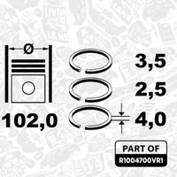 Thumbnail - Zuigerveerset - R1004700VR1 - ET ENGINETEAM