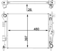 Thumbnail - Radiateur - CR1405000P - MAHLE