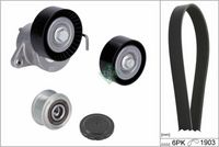 Set curea transmisie cu caneluri Schaeffler INA, Cod: 529 0348 20