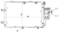Condensator, climatizare MTR, Cod: 13054687