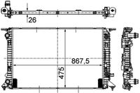 Thumbnail - Radiateur - CR910000P - MAHLE