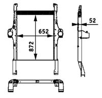 Thumbnail - Intercooler, inlaatluchtkoeler - CI113000P - MAHLE