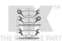 Bremsbelagsatz, Scheibenbremse