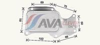 Radiator ulei, ulei motor AVA Clever Choice, Cod: BW3621