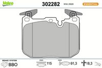 Bremsbelagsatz, Scheibenbremse