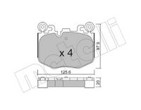Bremsbelagsatz, Scheibenbremse