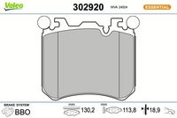 Bremsbelagsatz, Scheibenbremse