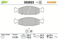 Bremsbelagsatz, Scheibenbremse