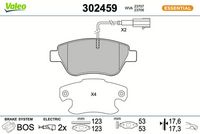 Bremsbelagsatz, Scheibenbremse