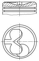 Thumbnail - Zuiger - 1011502 - MAHLE