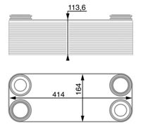 Thumbnail - Oliekoeler, automatische transmissie - CLC14000P - MAHLE