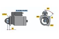 BOSCH Startmotor / Starter 5