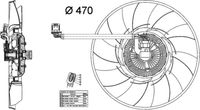 Thumbnail - Koelventilatorwiel - CFF456000P - MAHLE