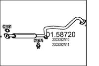 Mittelschalldämpfer