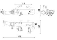 Thumbnail - Koeler, uitlaatterugvoering - CE47000P - MAHLE