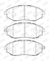 Bremsbelagsatz, Scheibenbremse