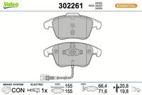 Bremsbelagsatz, Scheibenbremse