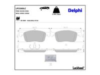 комплект спирачно феродо, дискови спирачки