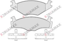 Комплект спирачно феродо, дискови спирачки N09063 DIAMAX