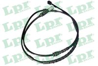 предупредителен контактен сензор, износване на накладките