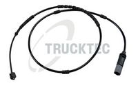 предупредителен контактен сензор, износване на накладките