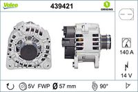 Generator / Alternator VALEO, Cod: 439421