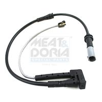 предупредителен контактен сензор, износване на накладките