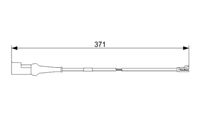 Warnkontakt, Bremsbelagverschleiß