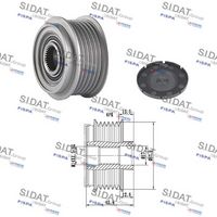 Fulie alternator SIDAT, Cod: 455236