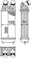 Thumbnail - Intercooler, inlaatluchtkoeler - CI210000P - MAHLE