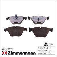 комплект спирачно феродо, дискови спирачки