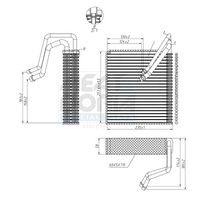 Evaporator, aer conditionat MEAT & DORIA, Cod: 997098
