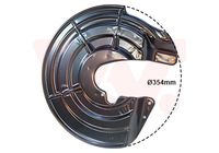 Spritzblech, Bremsscheibe